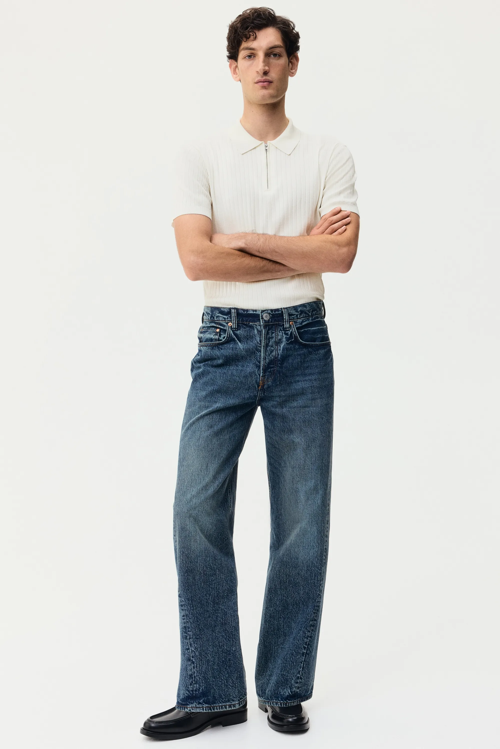 Polo Slim Fit - Crème