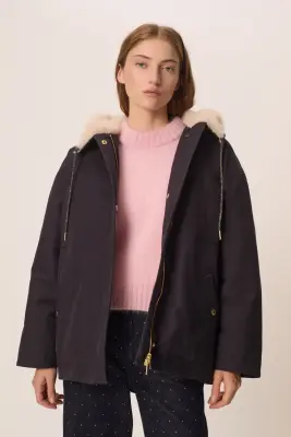 Manteau Ynessa Marine — photo 1