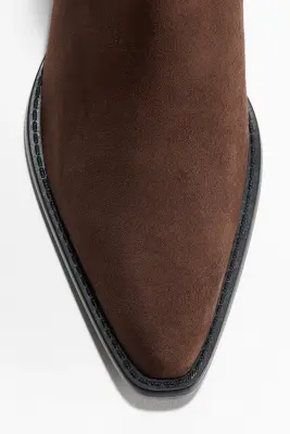 Bottines à talon - Marron foncé — photo 2