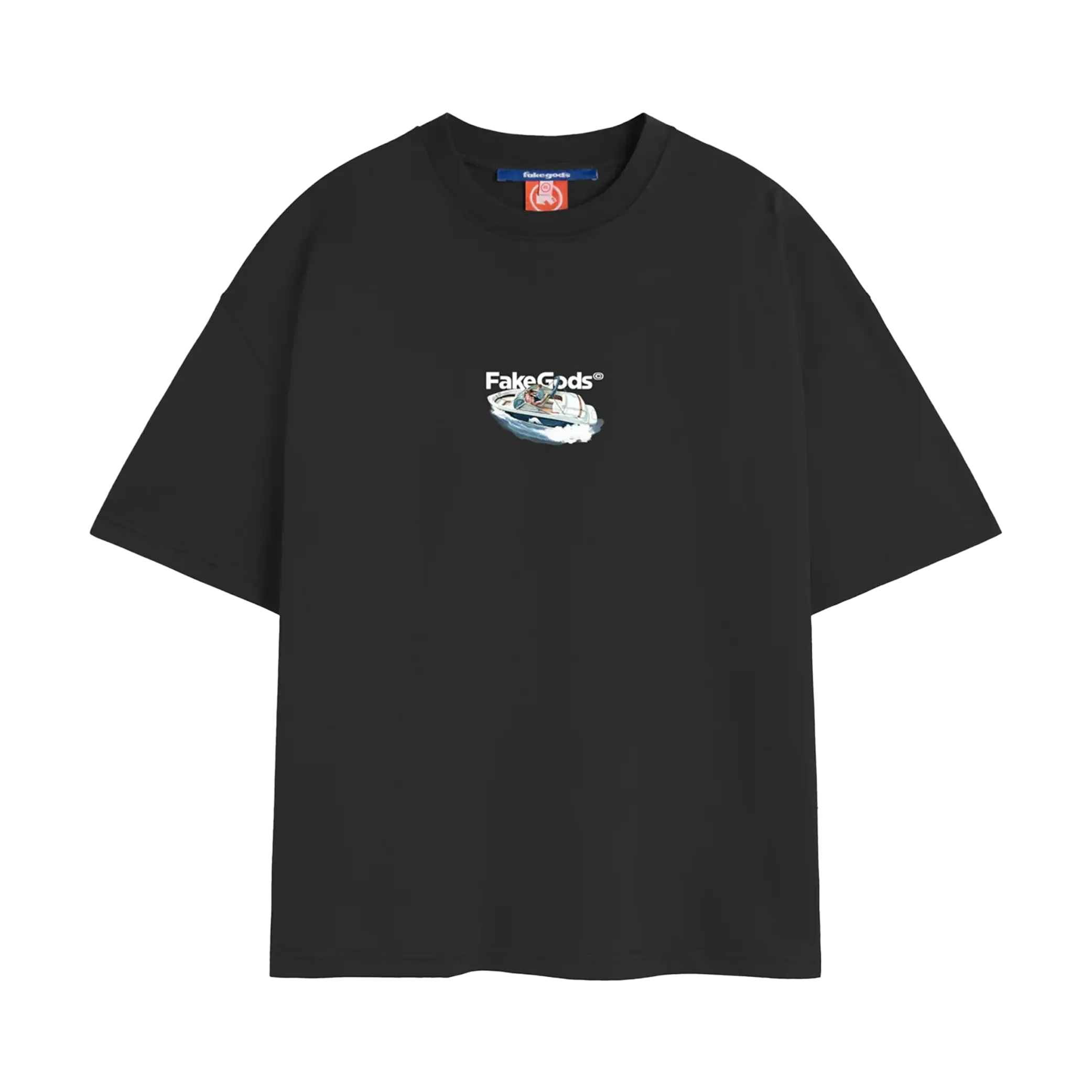 Fakegods Yacht Tee Dark Grey