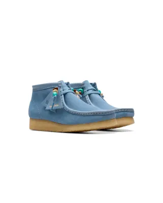 W Wallabee Boot Powder Blue Suede — photo 2
