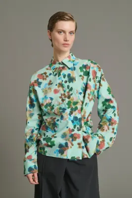 CHEMISE LEPIC TURQUOISE — photo 1