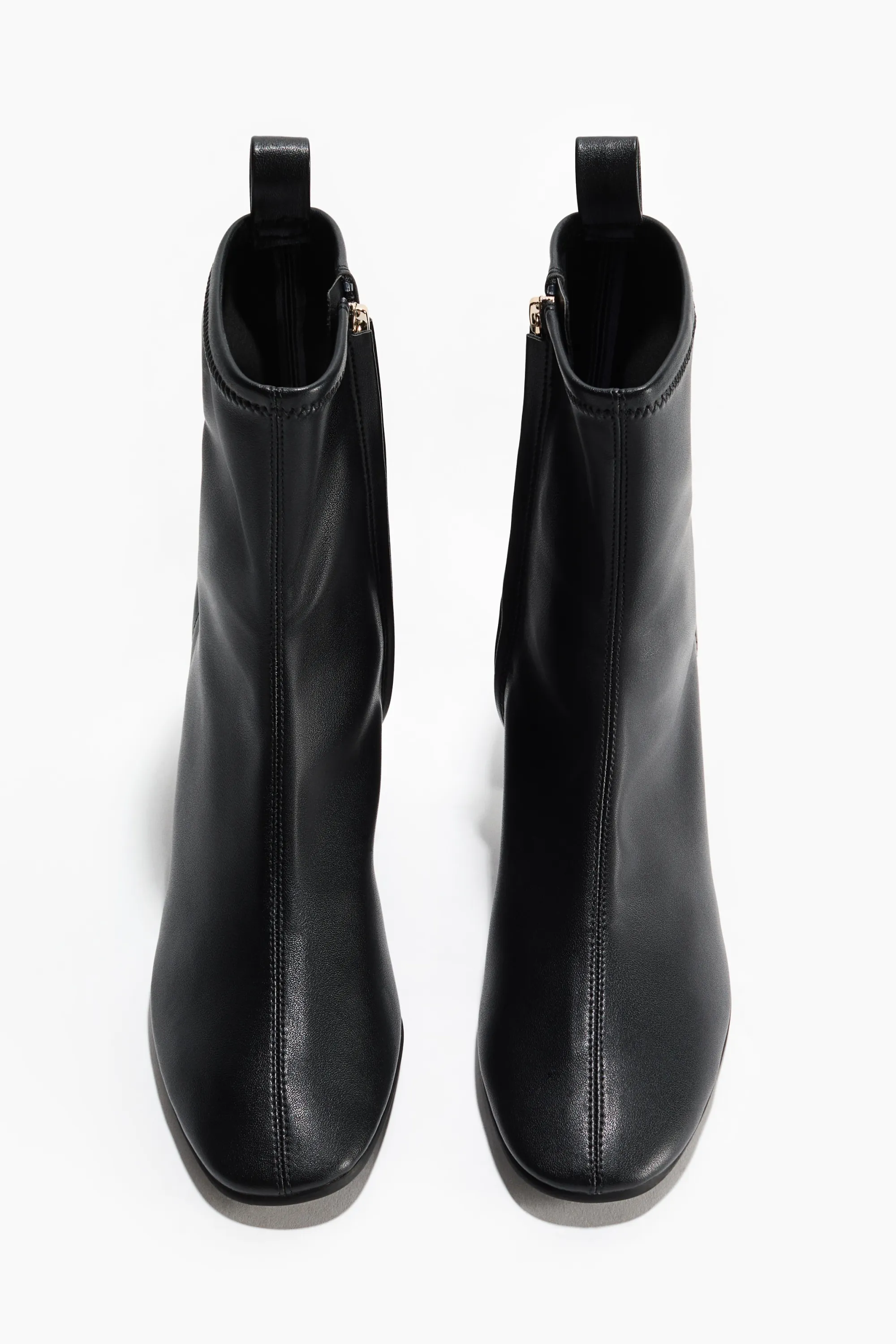 Bottines chaussettes à talon - Noir