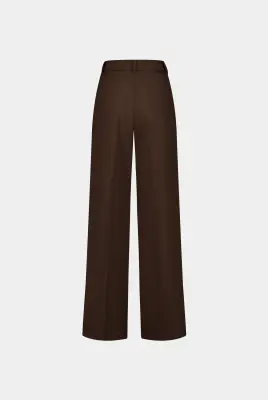 PANTALON DROIT À PLIS — photo 2
