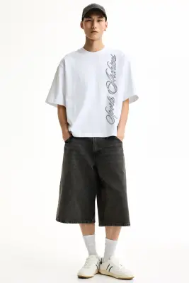 T-shirt imprimé Oversized Fit - Blanc/Sports Archives — photo 1
