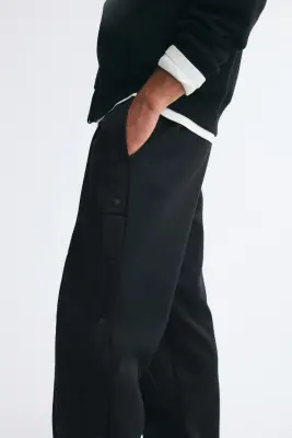 Pantalon jogger Relaxed Fit - Noir — photo 3