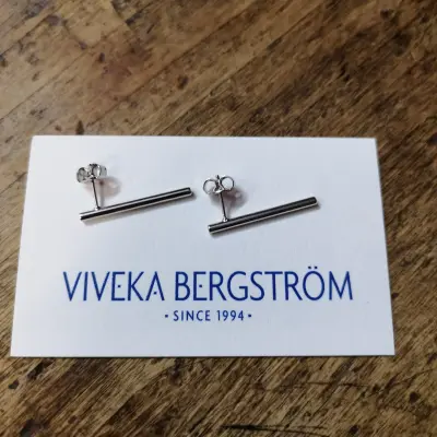 Mellan, 25 mm stick earrings — photo 5
