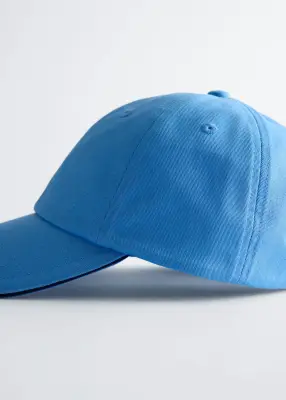 Casquette en sergé de coton - Bleu ciel — photo 3