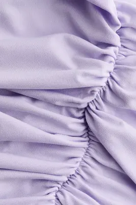 Robe bandeau avec panneau drapé - Violet clair — photo 4