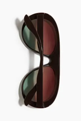 Lunettes de soleil de style aviateur - Marron — photo 3