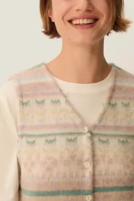 Gilet Auguste Fairisle — photo 2