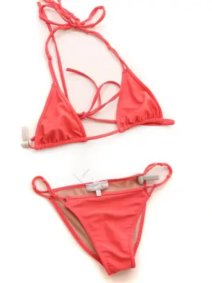 Maillot de bain deux pièces bikini rose bonbon  Px boutique 230€ Taille 36 — photo 5