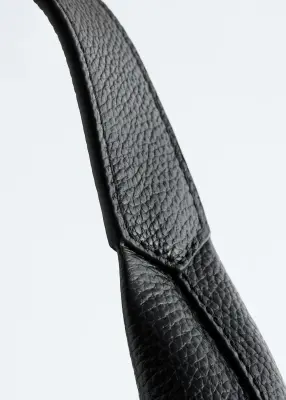 Sac cabas classique en cuir - Noir — photo 4