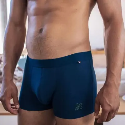 Boxer quotidien marine/vert — photo 2