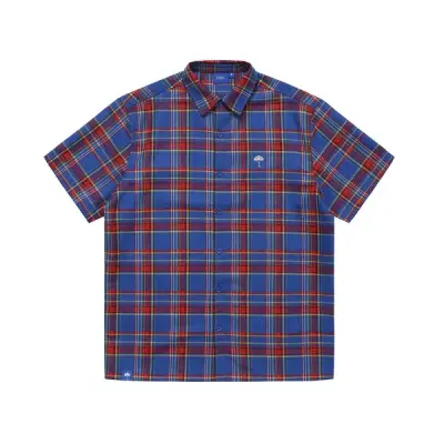 Chemise Helas Laurent Shirt- Checked Blue — photo 1