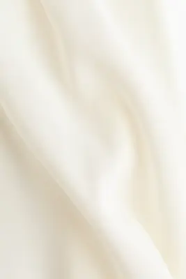 Blouse à manches bouffantes - Crème — photo 4