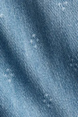 Robe en denim avec jupe évasée - Bleu denim — photo 4