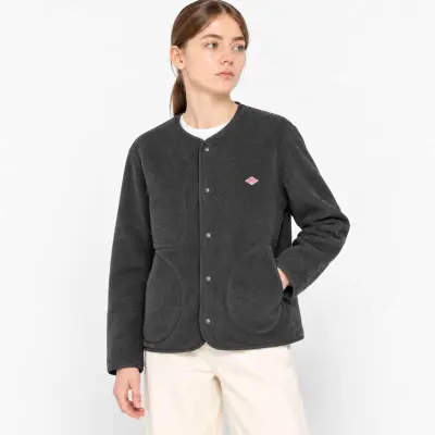 Veste polaire sans col - Gris