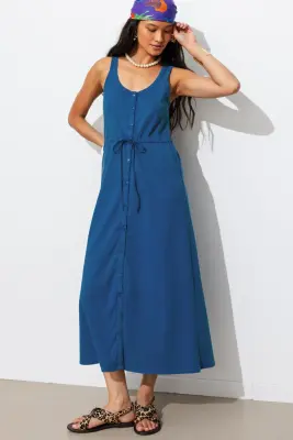 Robe-débardeur unie Femme — photo 3