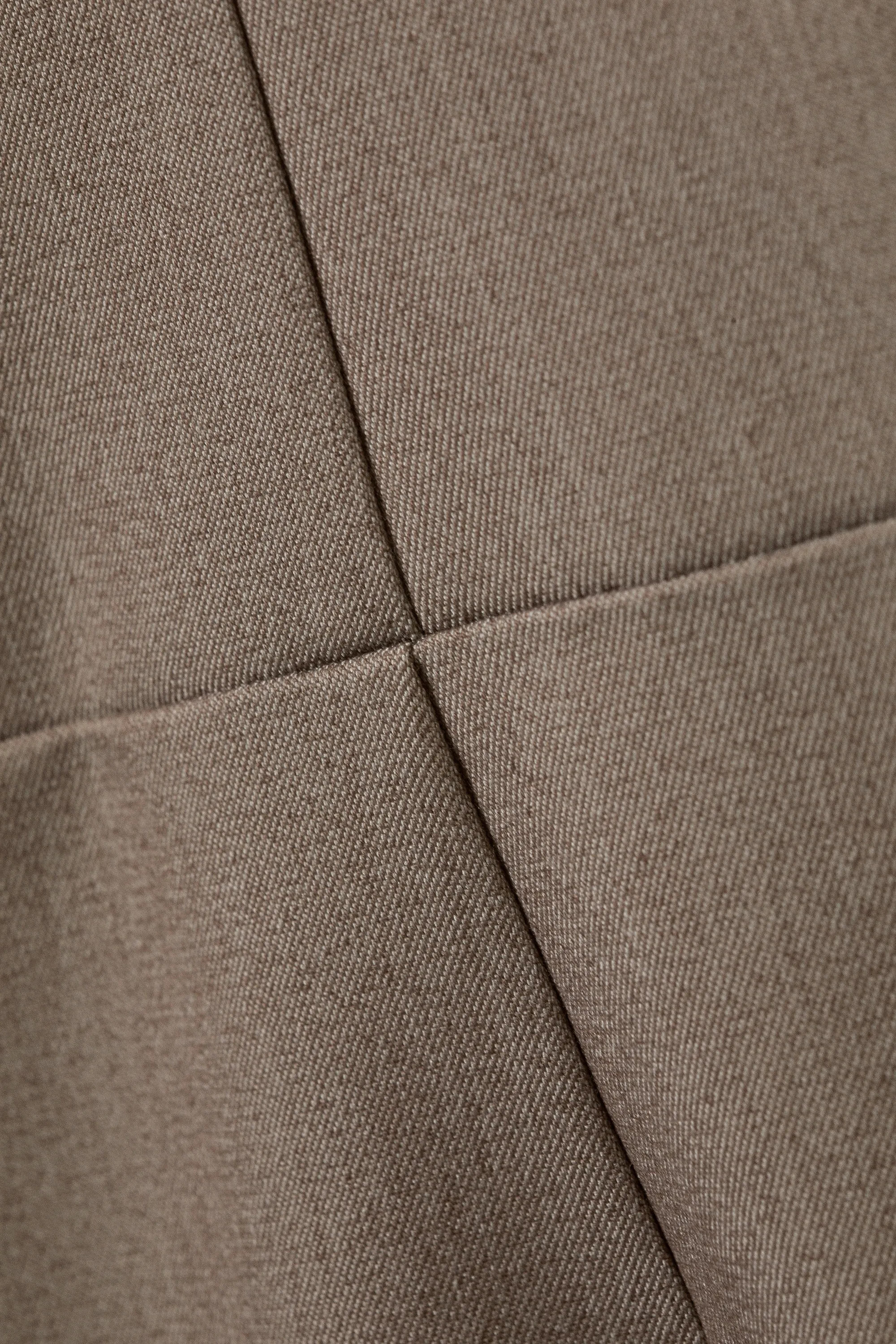 Mini robe de costume tube - Taupe chiné