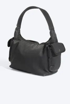 Sac à bandoulière multi-poches - Noir délavé — photo 1