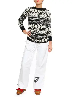 Pantalon de ski en sergé de polyester blanc Prix boutique 150€ Taille 36 — photo 2