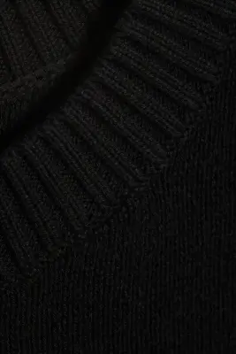 Pull en coton graphique oversize - Noir - Imprimé au dos — photo 2