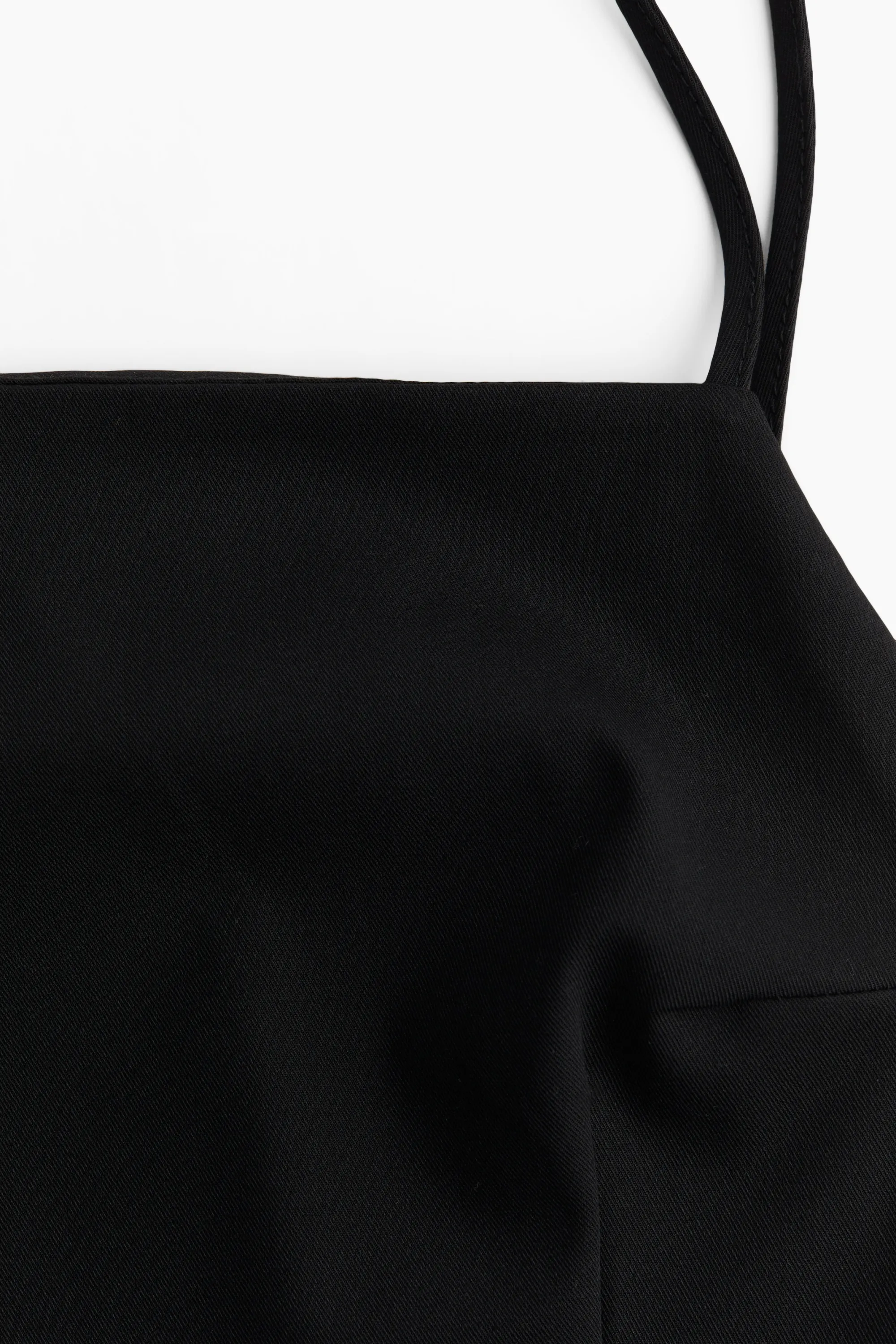 Robe à bretelles fines avec dos décolleté - Noir