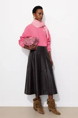Sweat-shirt amour rose
