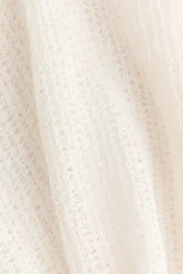 Robe de plage en maille lâche - Blanc — photo 4