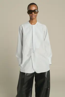 CHEMISE ANORA BLEU PÂLE — photo 2