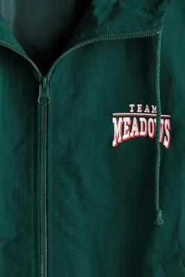 Veste coupe-vent en nylon - Vert foncé/Team Meadows — photo 5