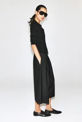 CHEMISE EN LAINE MÉRINOS SANS COUTURES - NOIR — photo 5