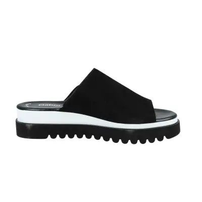 Sandales Gabor 44.613.06 Noires - Cuir Grande Pointure Femme — photo 3