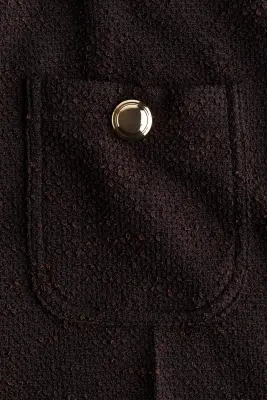 Pantalon à jambes droites - Marron foncé — photo 5