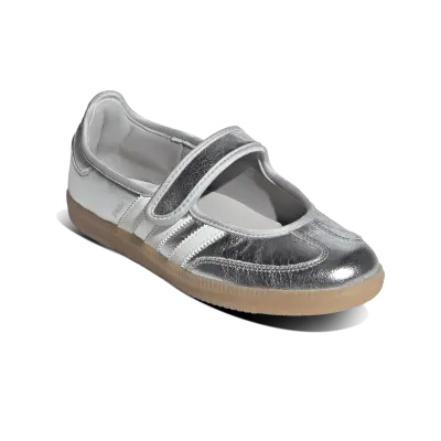 Adidas Samba Jane Silver Metallic Off White — photo 3
