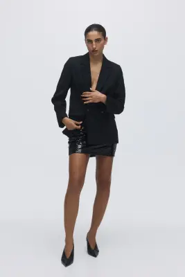 Jupe à sequins - Noir — photo 1